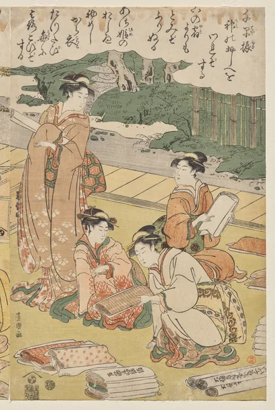 Women Making Clothing, 1790