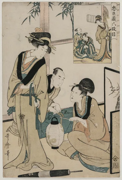 Chushingura: Act VI of The Storehouse of Loyalty, 1790