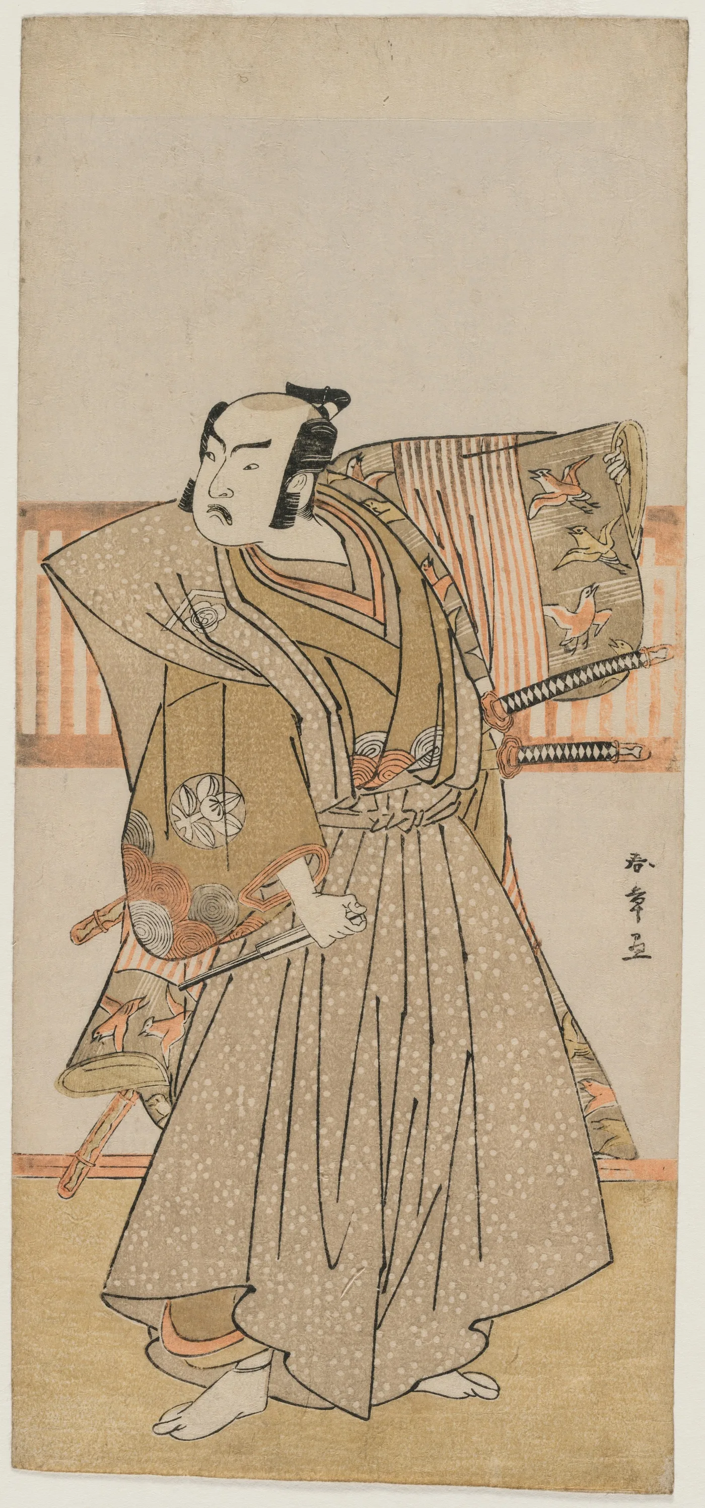 Ichimura Uzaemon IX as Soga no Juro, 1770