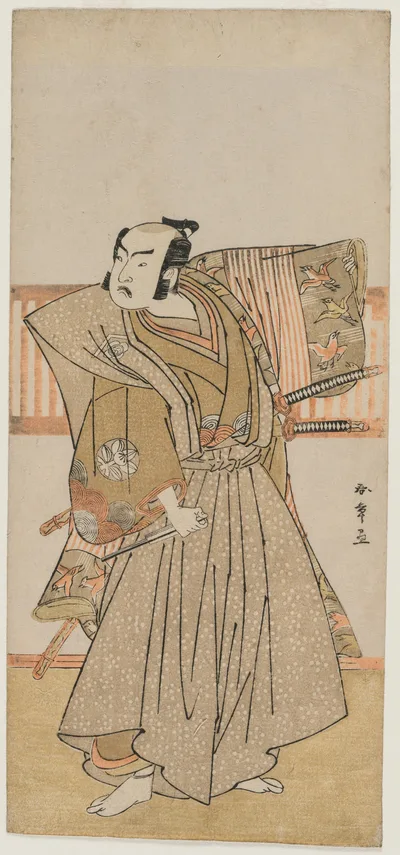 Ichimura Uzaemon IX as Soga no Juro, 1770