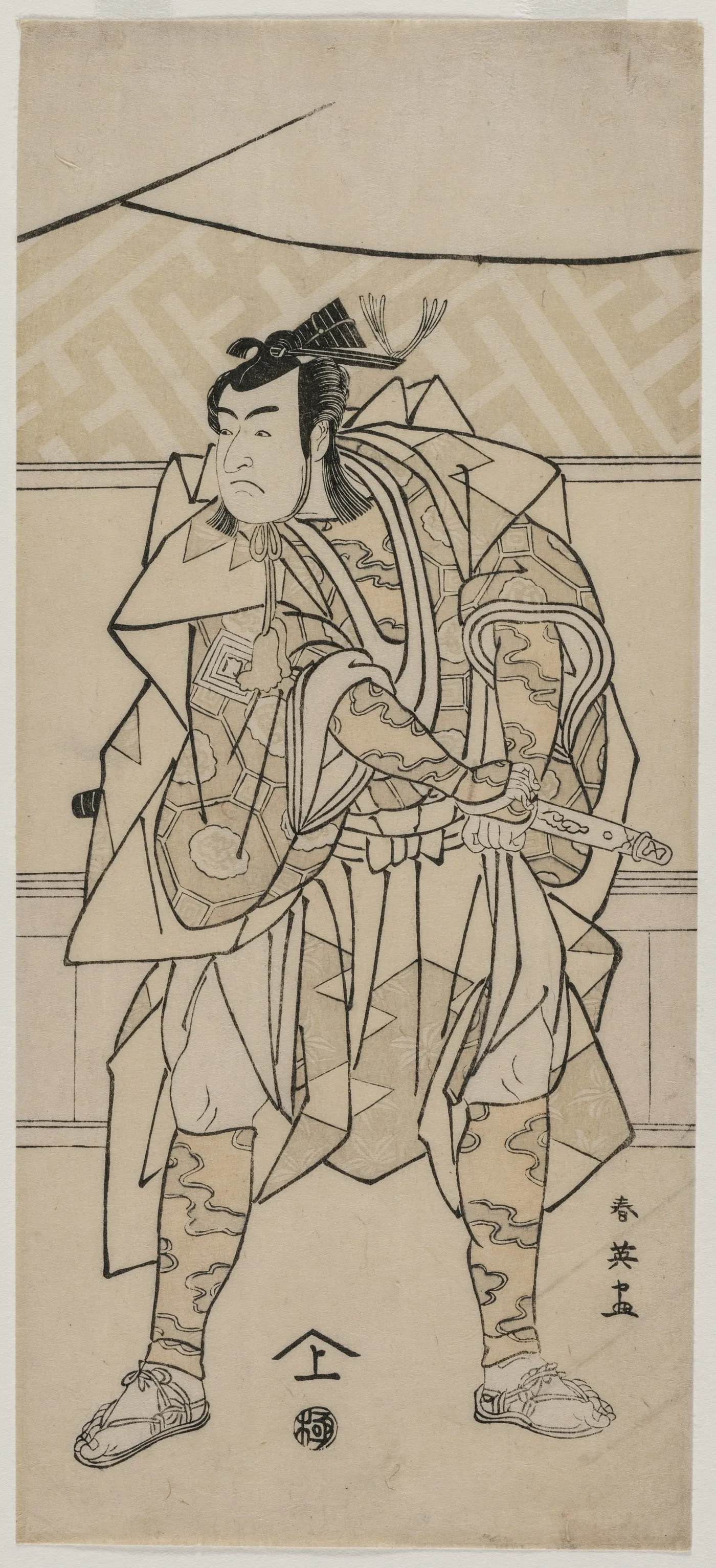 Ichikawa Monnosuke II as a Samurai, 1791