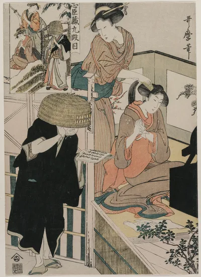 Chushingura: Act IX of The Storehouse of Loyalty, 1790