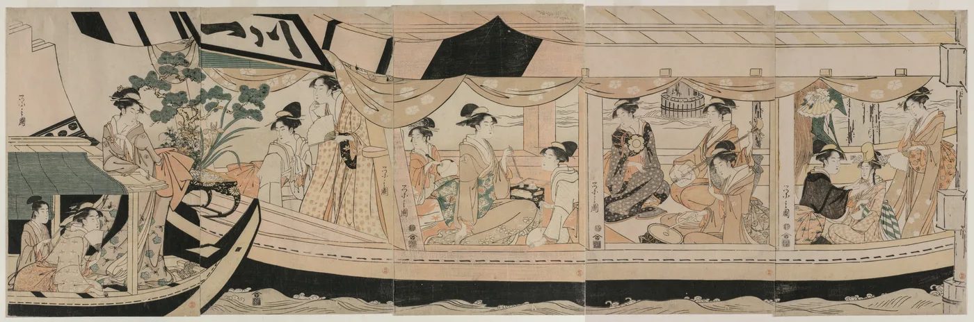 Party on the Pleasure Boat Kawaichimaru, 1796