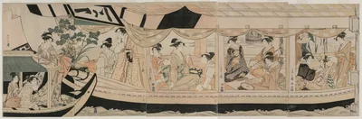 Party on the Pleasure Boat Kawaichimaru, 1796