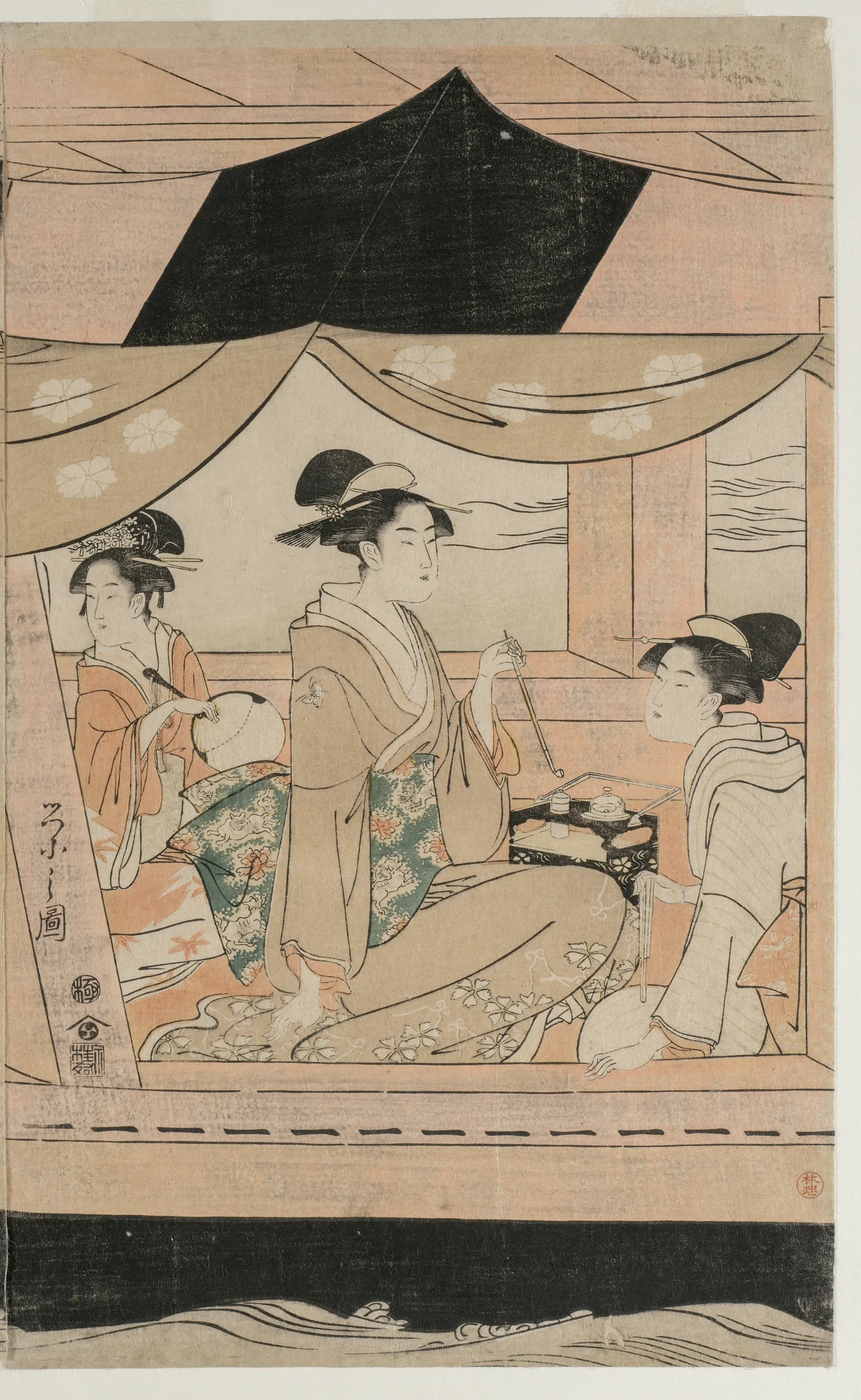 Party on the Pleasure Boat Kawaichimaru, 1796