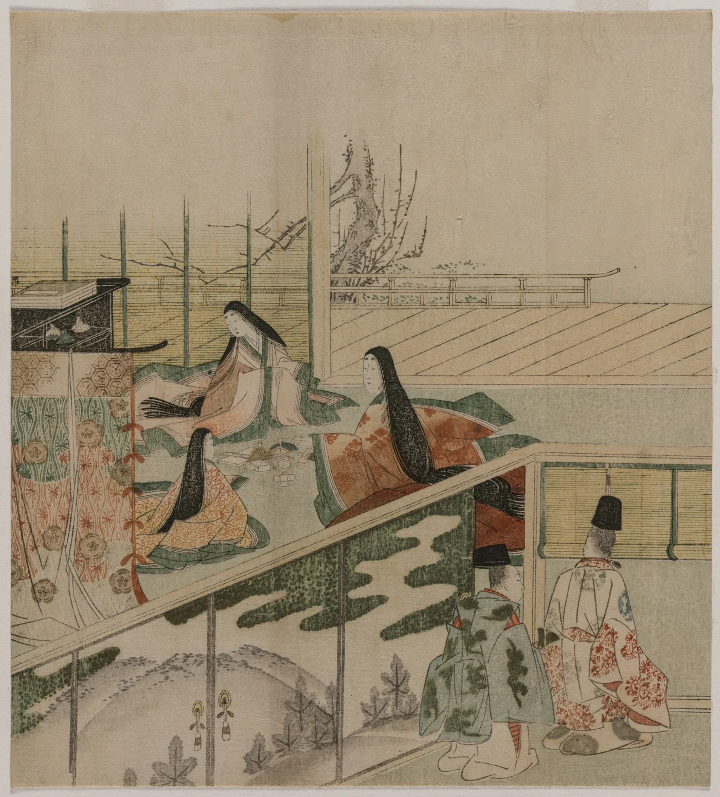 Court Ladies Making Dolls, 1790