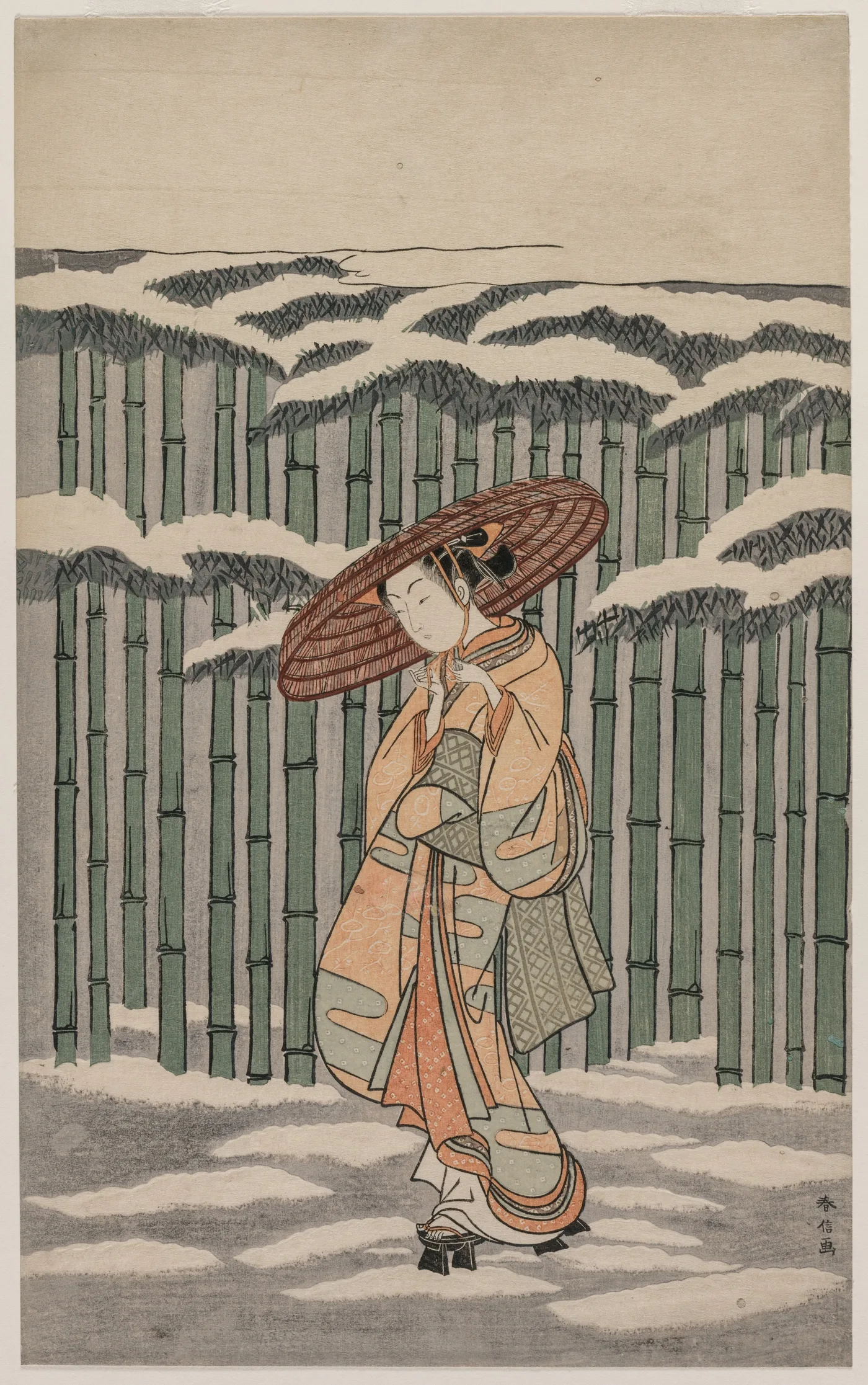 Passing the Bamboo Grove, 1868