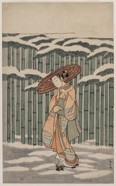 Photograph from 1868: Passing the Bamboo Grove