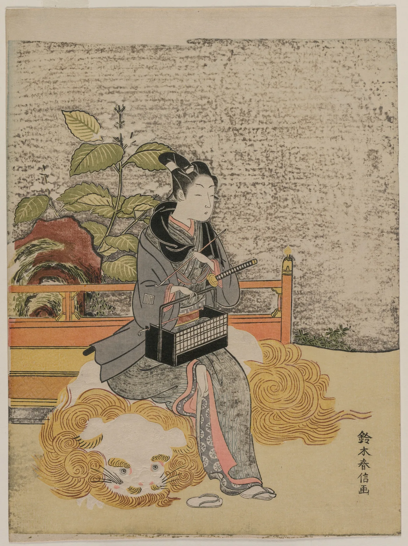 Youth as a Stand-in Monju, 1767