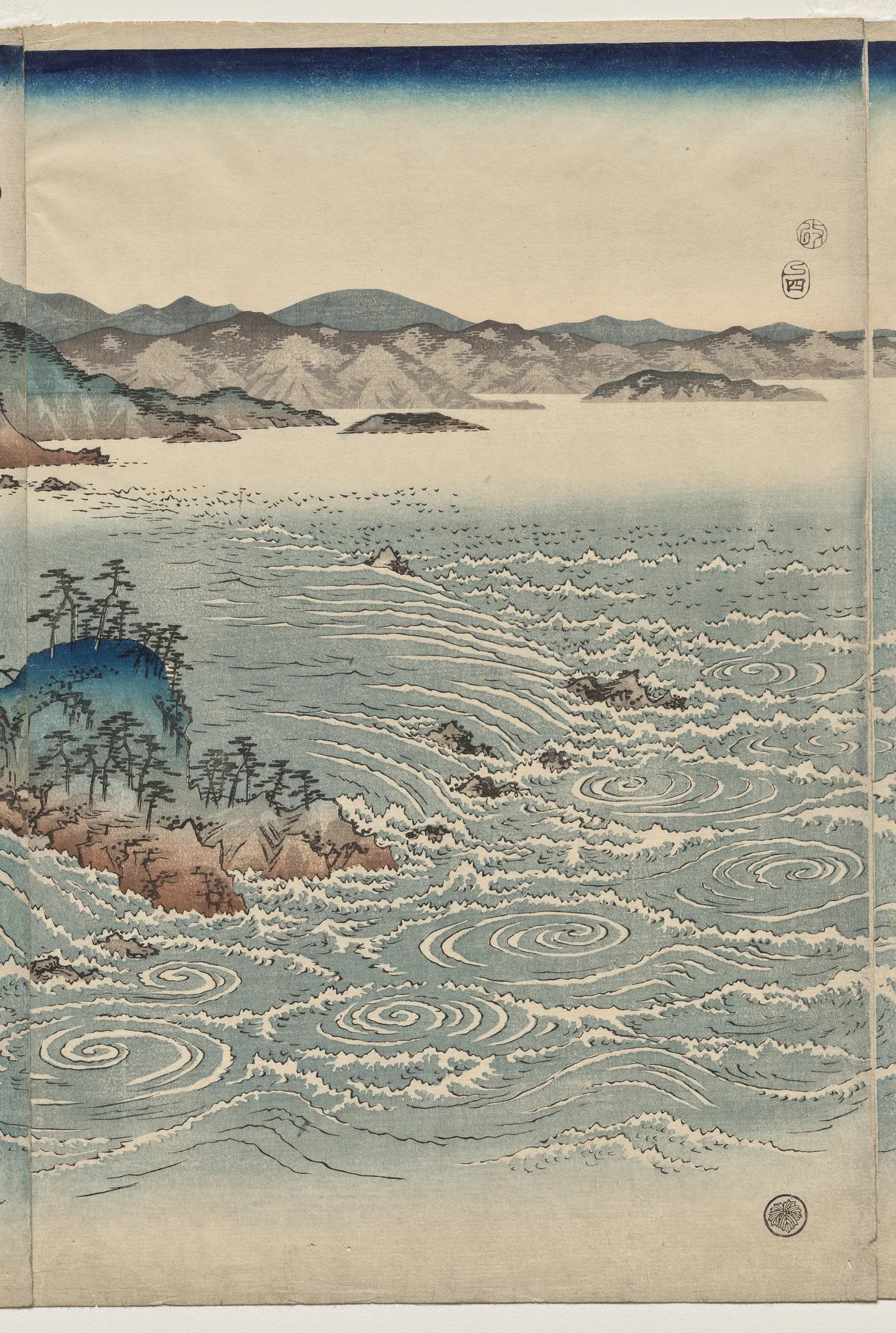 The Whirlpools of Awa, 1857