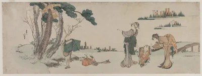 Women Distracting a Child whose Kite is caught in a Tree, 1800
