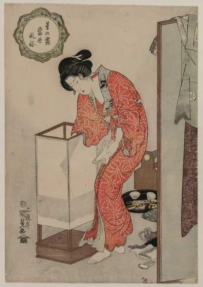 Photograph from 1820: Woman Putting Out a Light (from the series Modern…