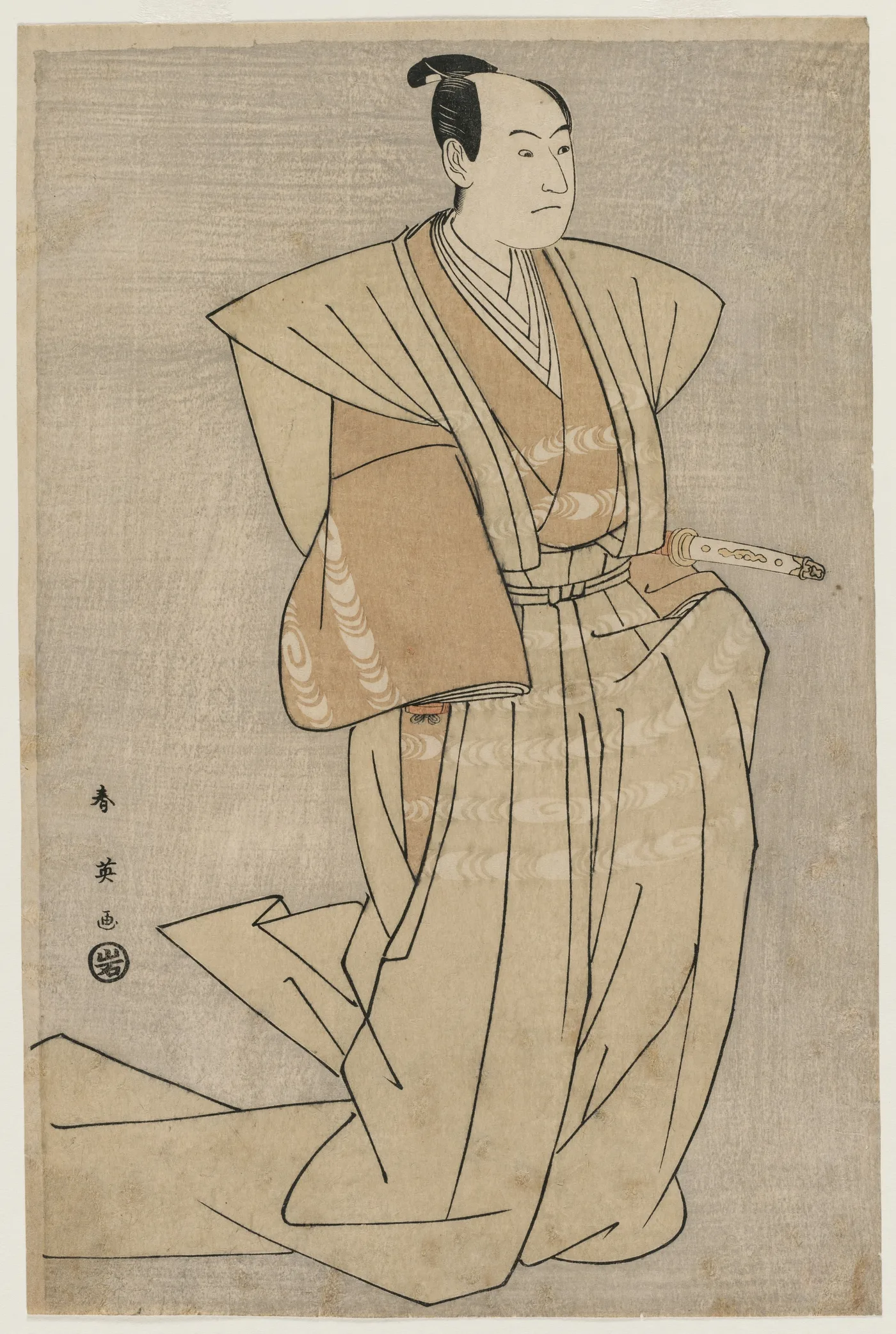 Sawamura Sojuro III as Enya Hangan in Kanadehon Chushingura, 1795