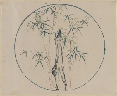 Bamboo and Rock, 1368