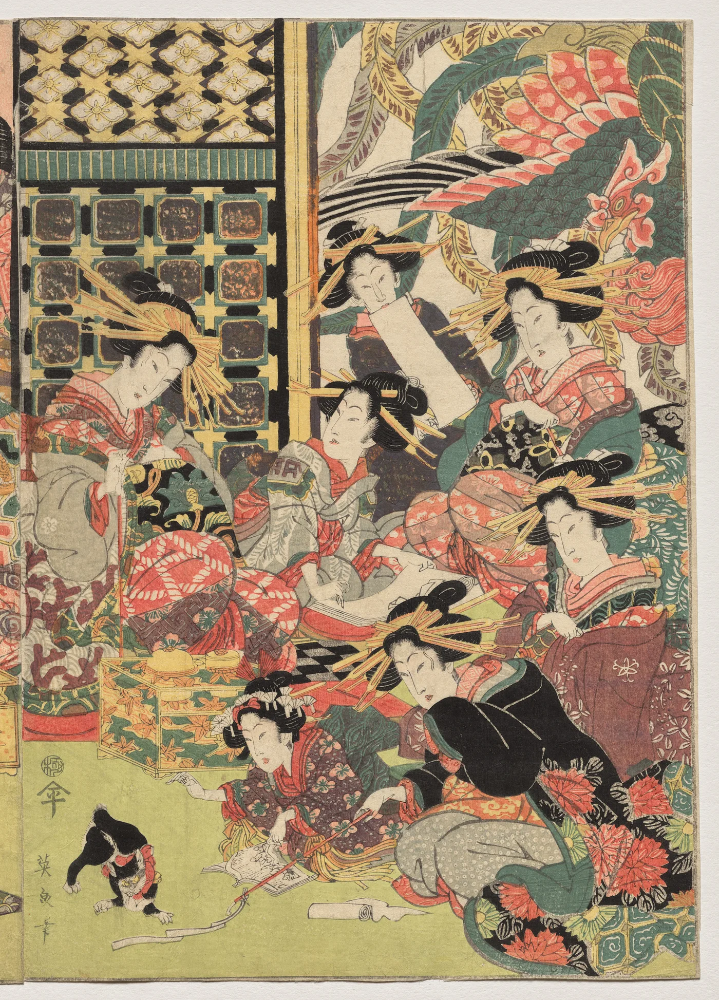 A Picture of the Viewing in the Pleasure Quarters, 1810