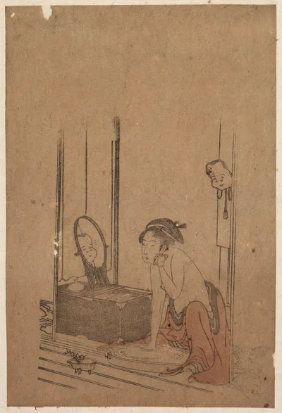 Woman Bathing