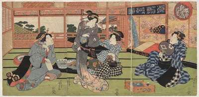 A View of the Large New Room at Sakurai, 1830