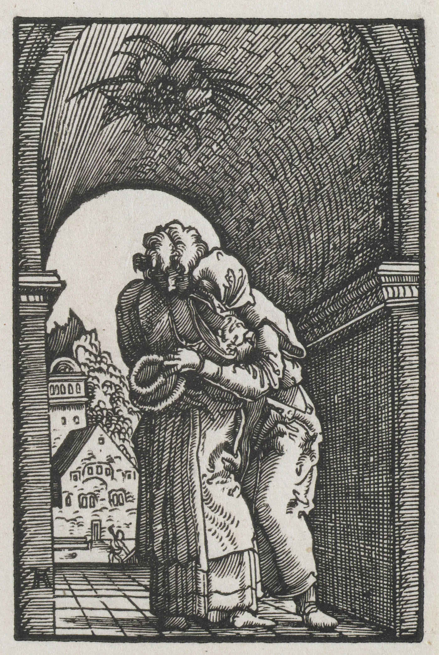 The Fall and Redemption of Man:  The Embrace of Joachim and Anne at…, 1513