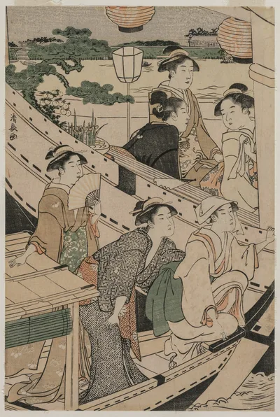 Boating Party on the Sumida River, 1789
