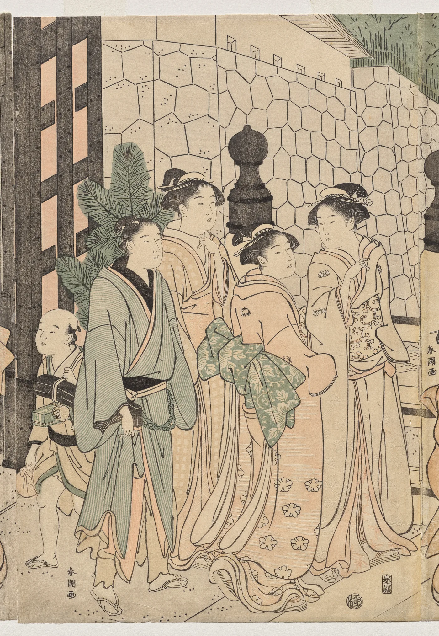 A Thousand Autumns, Ten Thousand Years on Tokiwa Bridge, 1790
