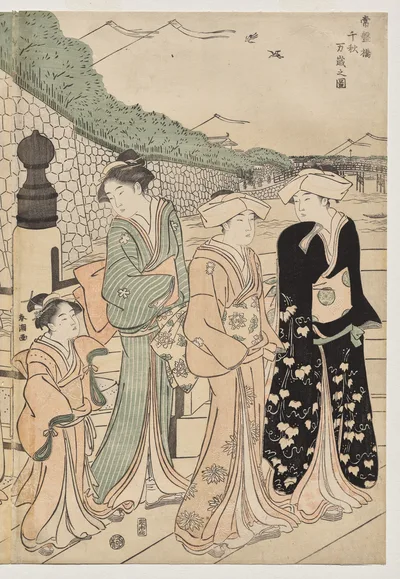 A Thousand Autumns, Ten Thousand Years on Tokiwa Bridge, 1790