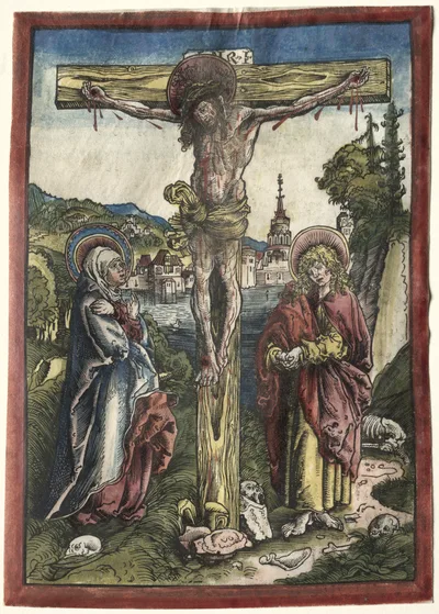 Photograph from 1503: Christ on the Cross between the Virgin and Saint…