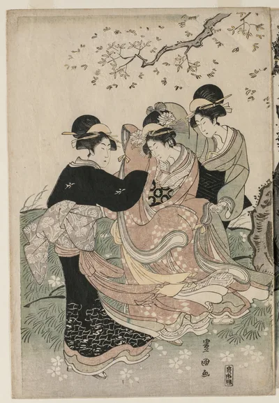 Cherry Blossoms in the Wind, 1790
