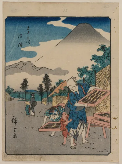 The Fifty-Three Stations of the Tokaido: Numazu, 1850