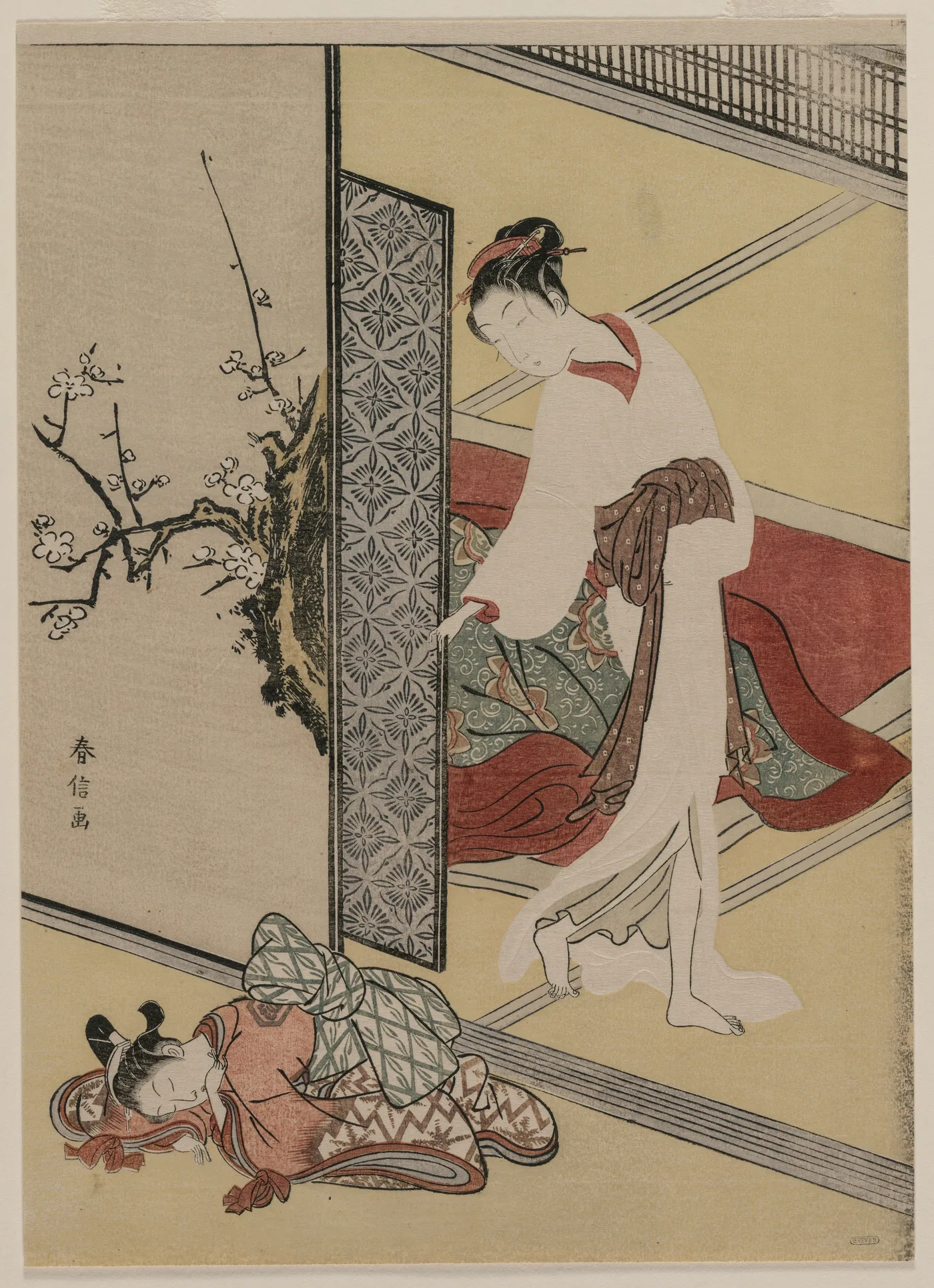 Courtesan and Sleeping Attendant, 1760