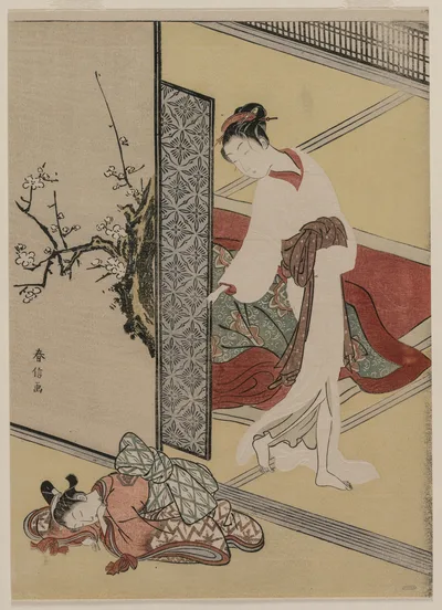 Photograph from 1760: Courtesan and Sleeping Attendant