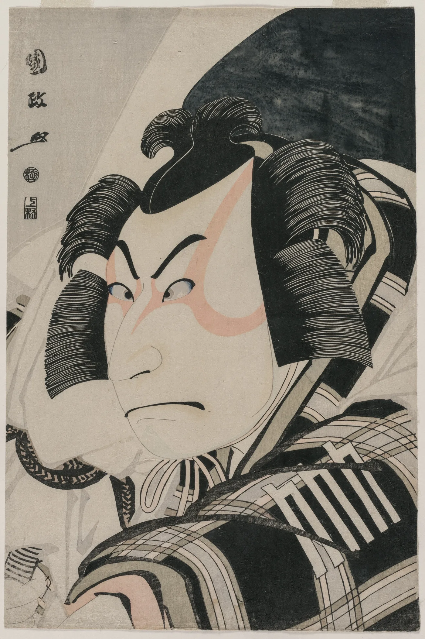 Nakamura Nakazo II as Matsuomaru in the Carriage-Stopping Scene, 1796