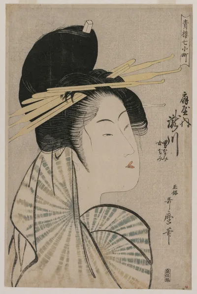 The Courtesan Takigawa of Ogiya (from the series Seven Aspects of…, 1797