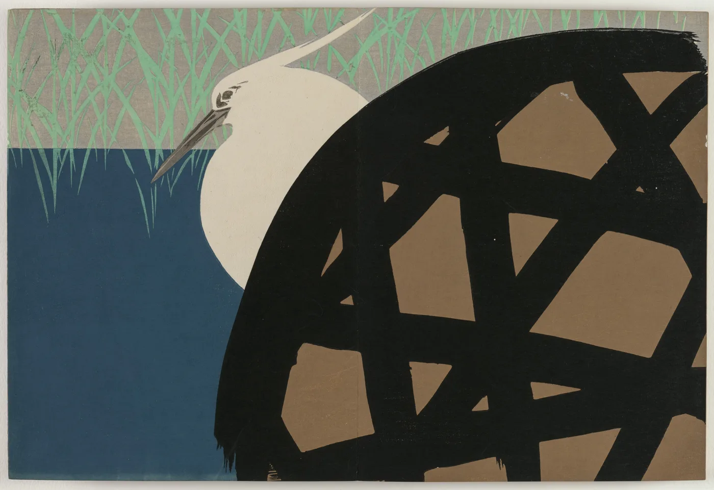 Flowers of a Hundred Worlds (Momoyogusa): White Heron (Shirosagi), 1909