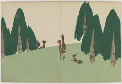 Flowers of a Hundred Worlds (Momoyogusa): Kasuga Plain (Kasugano), 1909