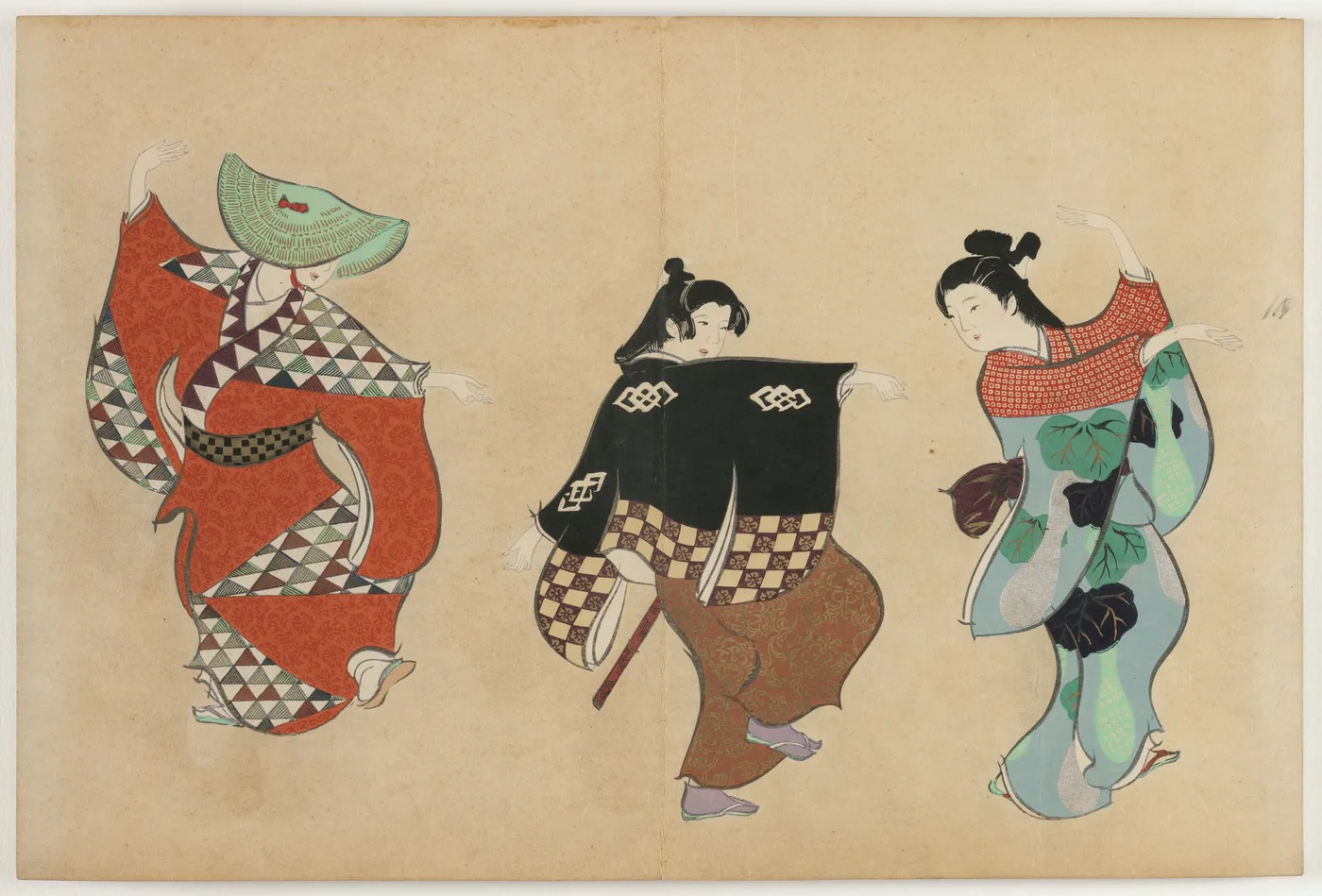Flowers of a Hundred Worlds (Momoyogusa): Dancing (Odori), 1909