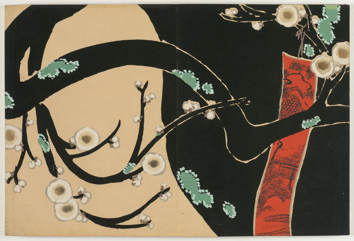 Flowers of a Hundred Worlds (Momoyogusa): Plum (Ume), 1909