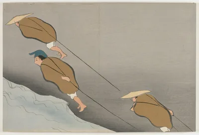 Flowers of a Hundred Worlds (Momoyogusa): Tugging Boats (Hikibune), 1909