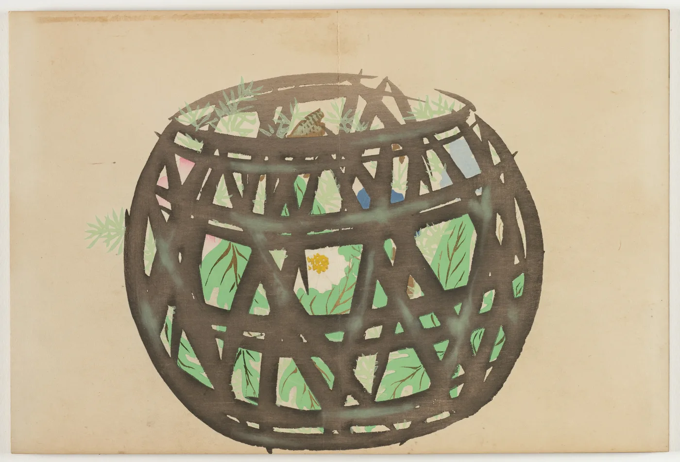 Flowers of a Hundred Worlds (Momoyogusa): Flower Basket (Hanakago), 1909