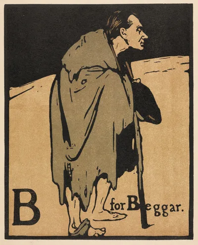 An Alphabet: B is for Beggar, 1897