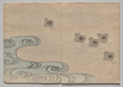 Scene from The Kōrin Picture Book (Volume 1), 1800