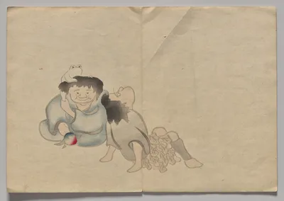 Scene from The Kōrin Picture Book (Volume 2), 1800