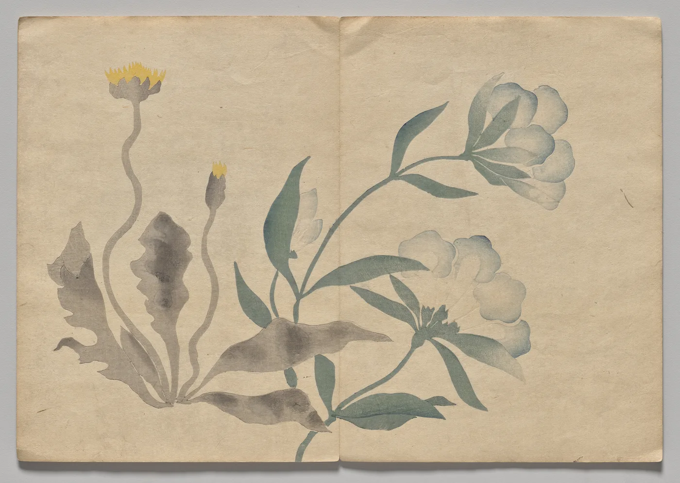 Scene from The Kōrin Picture Book (Volume 2), 1800