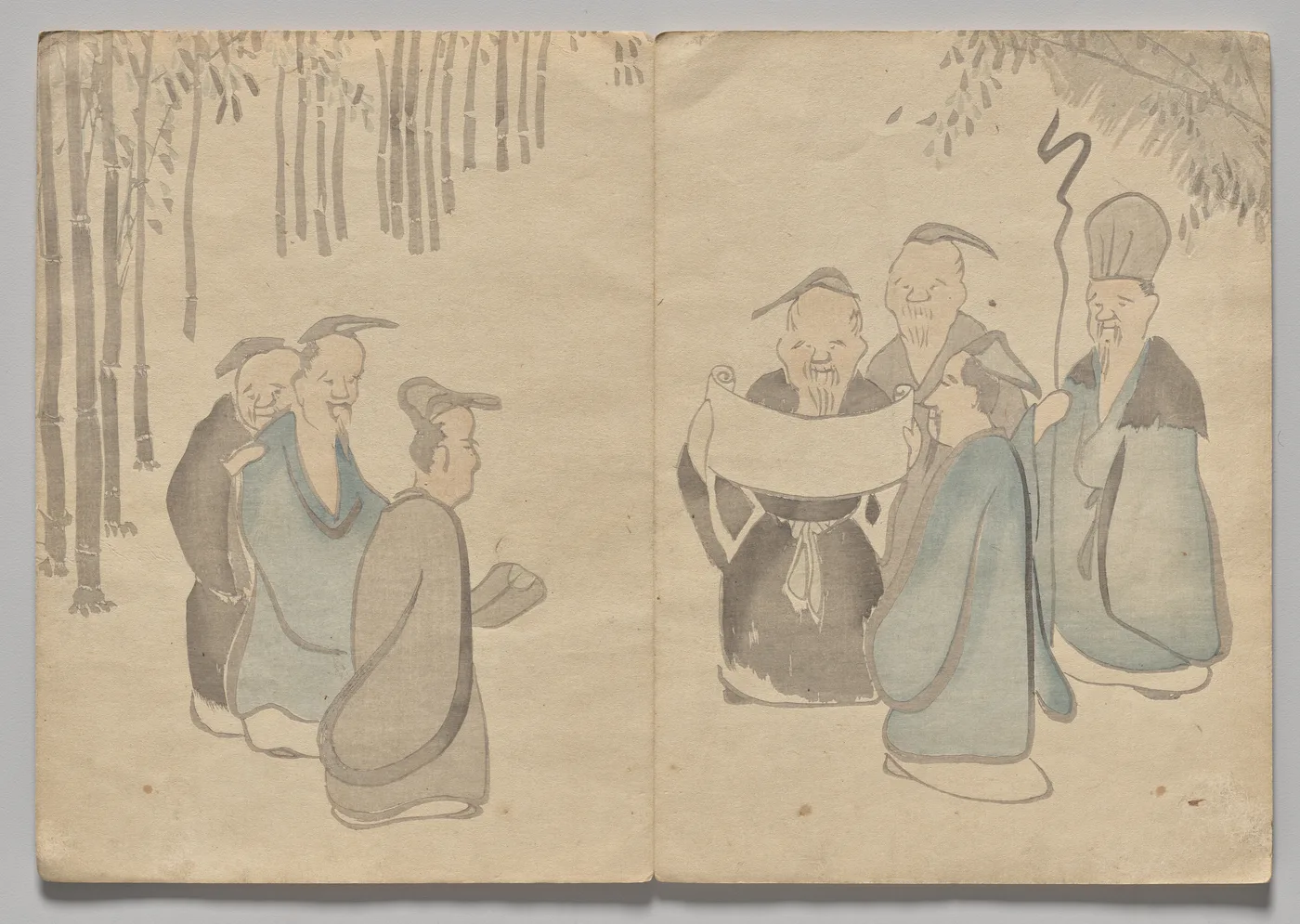 Scene from The Kōrin Picture Book (Volume 2), 1800