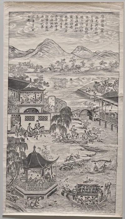 Touring in Spring, Enjoying Summer, 1736