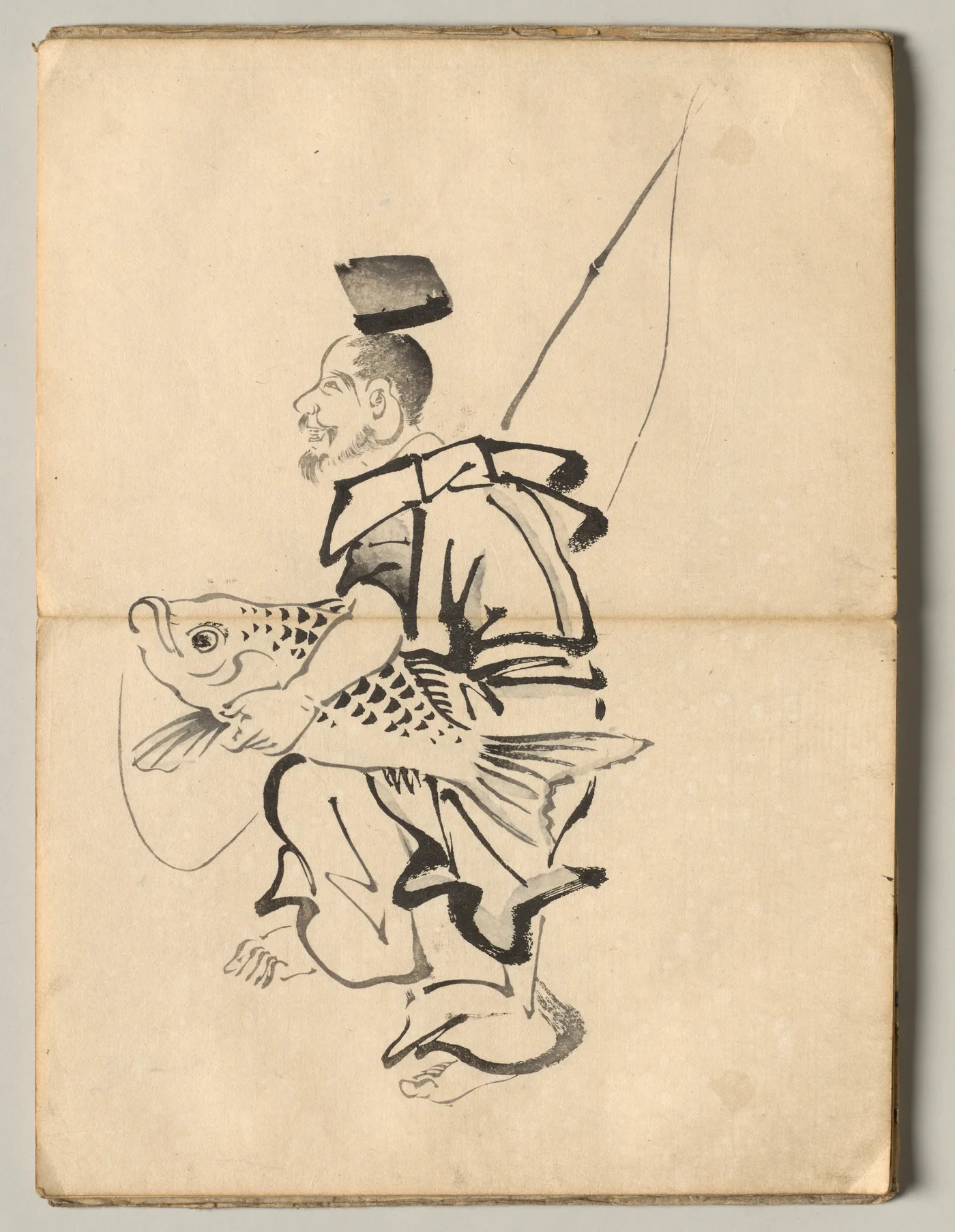 Ebisu from Ōkyo Picture Book, 1850
