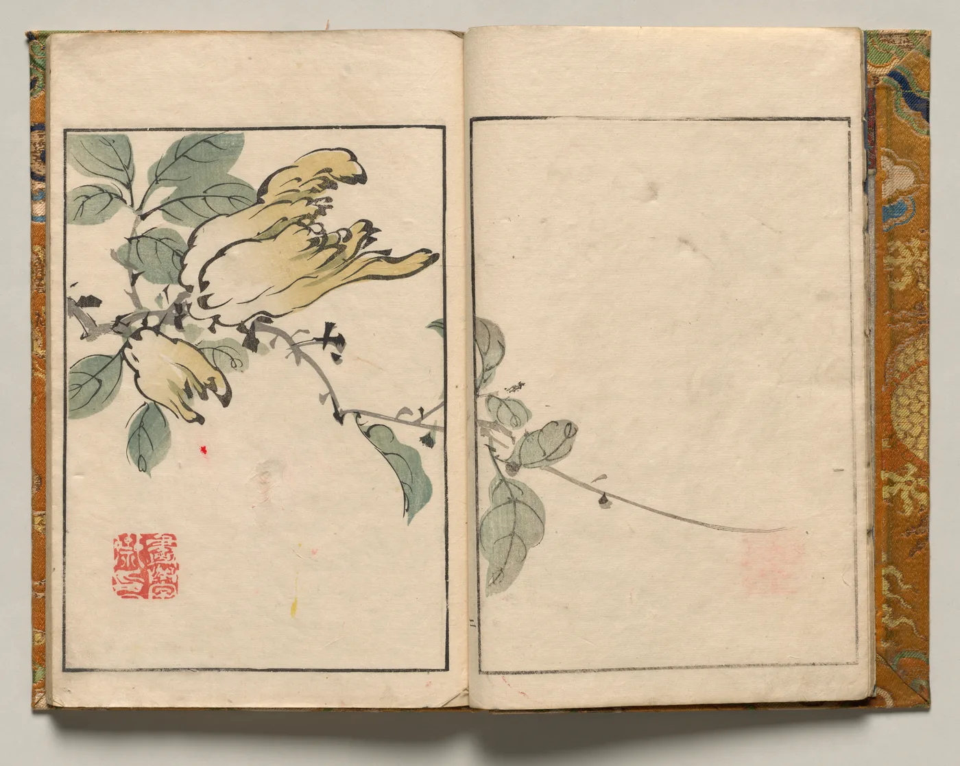 Buddha's Hand, Design Two from Shazanrō Picture Book, 1816