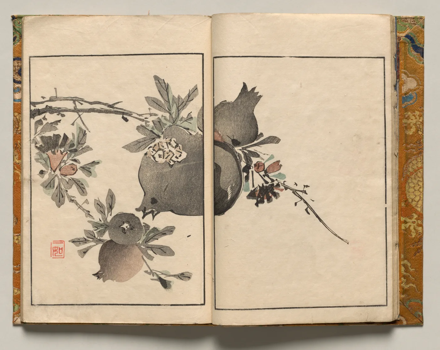 Pomegranate, Design Six from Shazanrō Picture Book, 1816