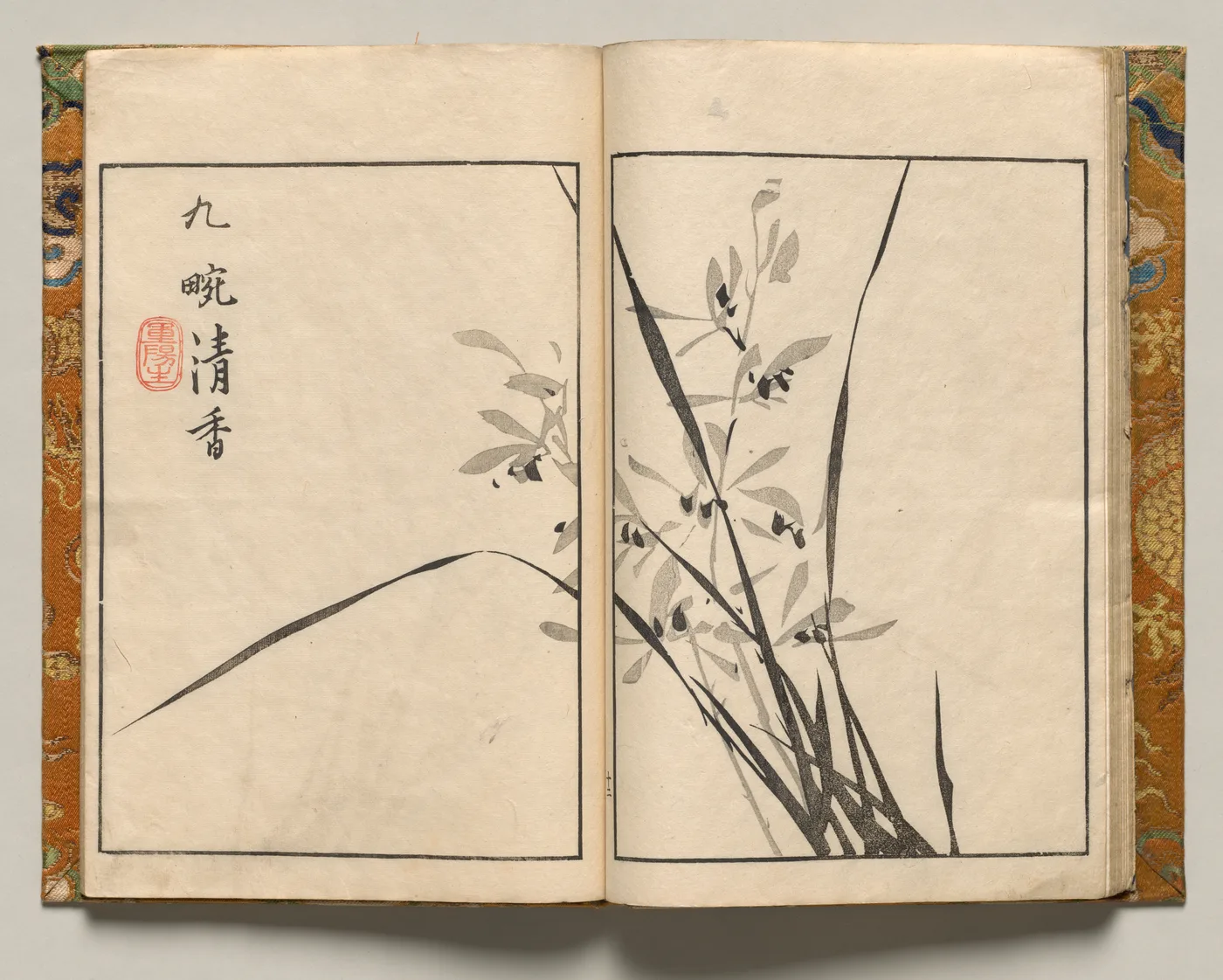 Pure Scent of Orchids, Design Twelve from Shazanrō Picture Book, 1816