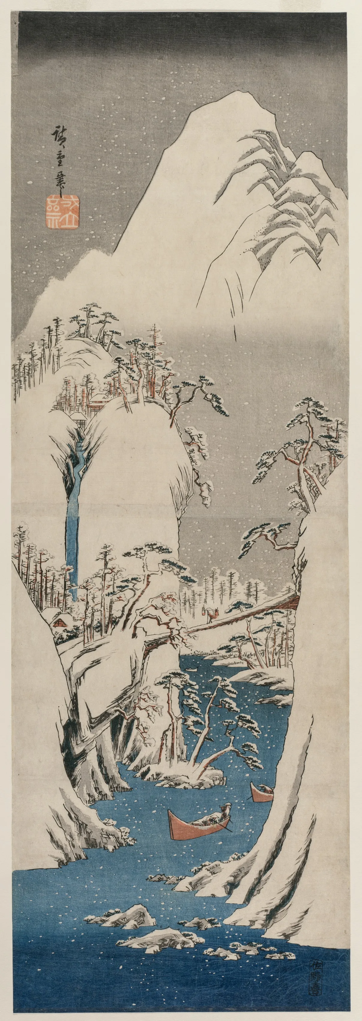 The Fuji River in the Snow, 1841