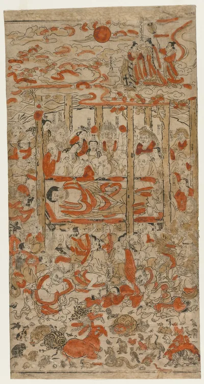 Photograph from 1710: The Parinirvana of the Buddha
